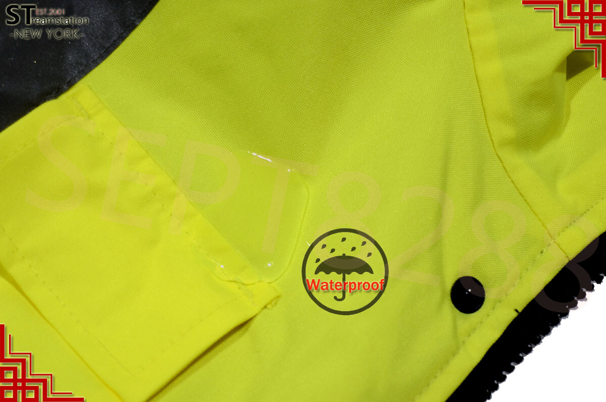 Hi Vis Class 3 Insulated Safety Jacket Bomber Jacket Coat Fleece Reflective
