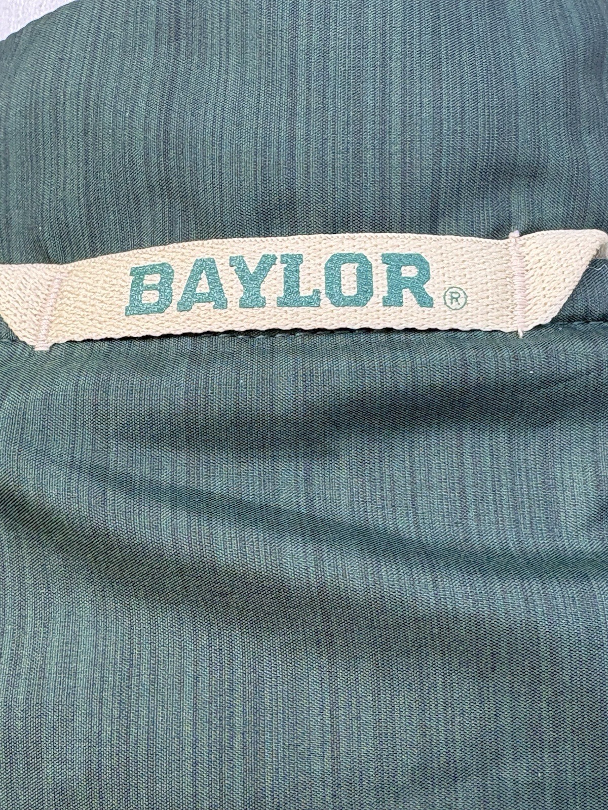 Nike Baylor Bears Mens Lg Green On-field 1/4 Zip Pull Over BU Windbreaker Jacket