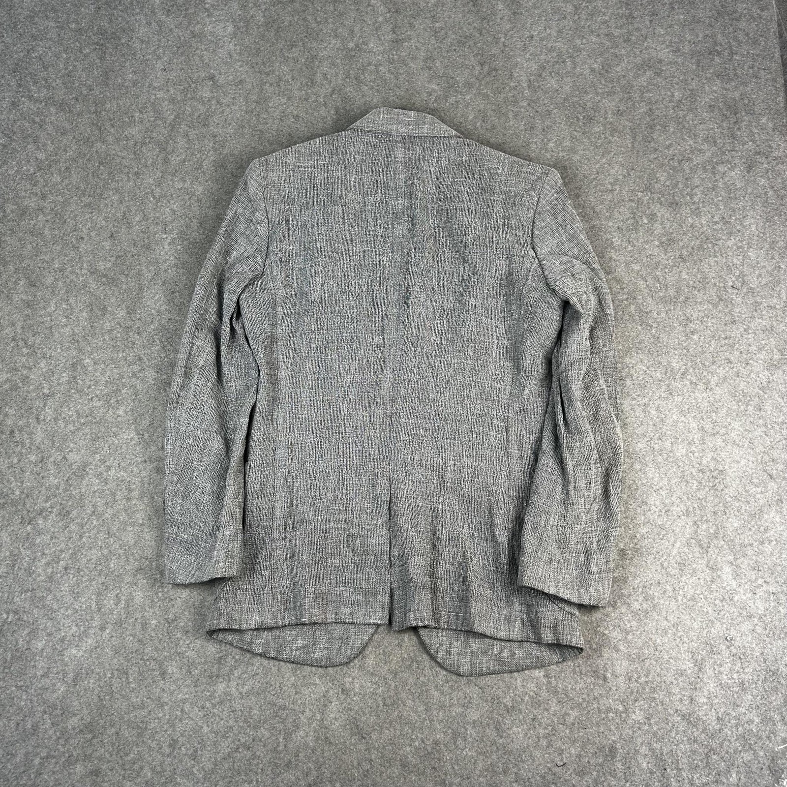 Reiss Blazer Mens 36 Grey Tate B Linen Cotton Blend Jacket Smart Business Casual