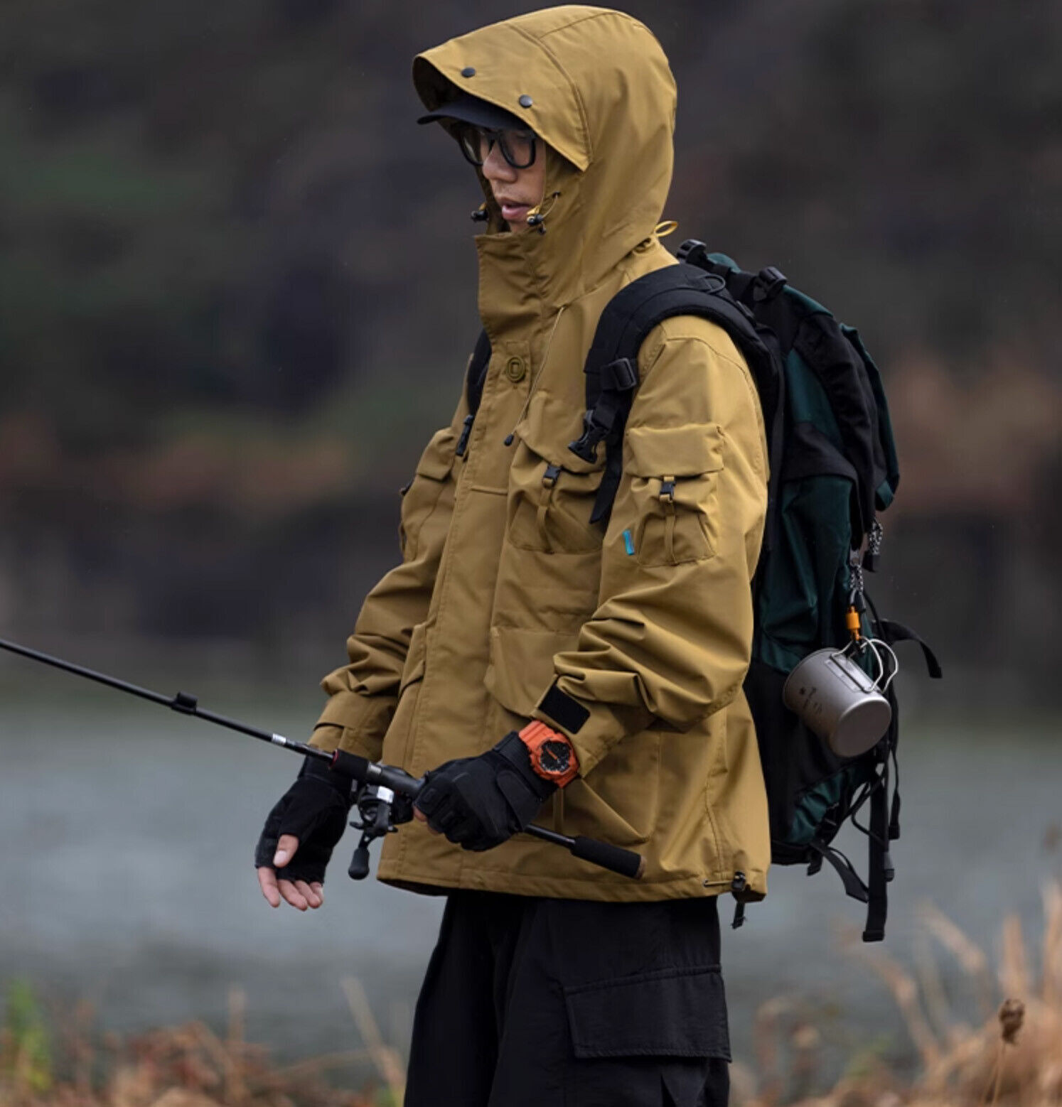 Techwear Heavy Tactical Wilderness Jacket Anorak J88 Streetwear Coat Windbreaker