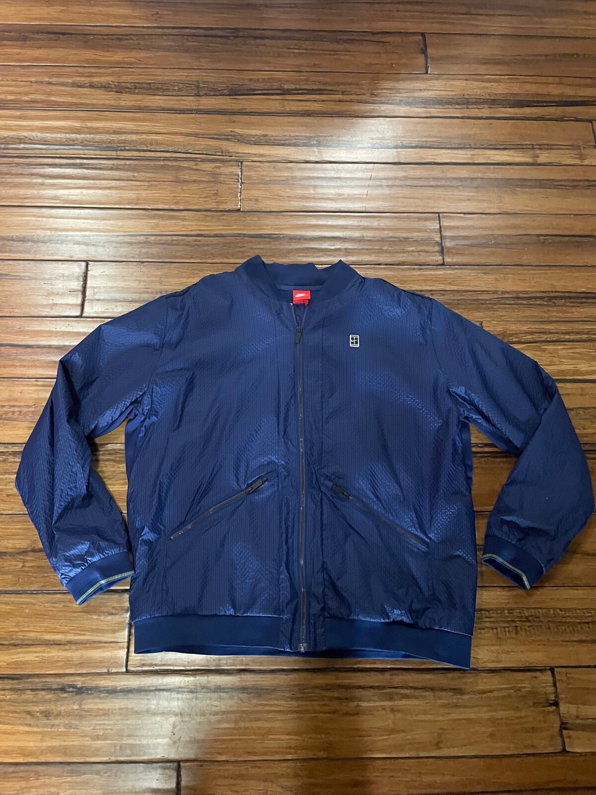 Nike Spring Court Varsity Tennis Jacket Binary Blue 830919 429 NEW
