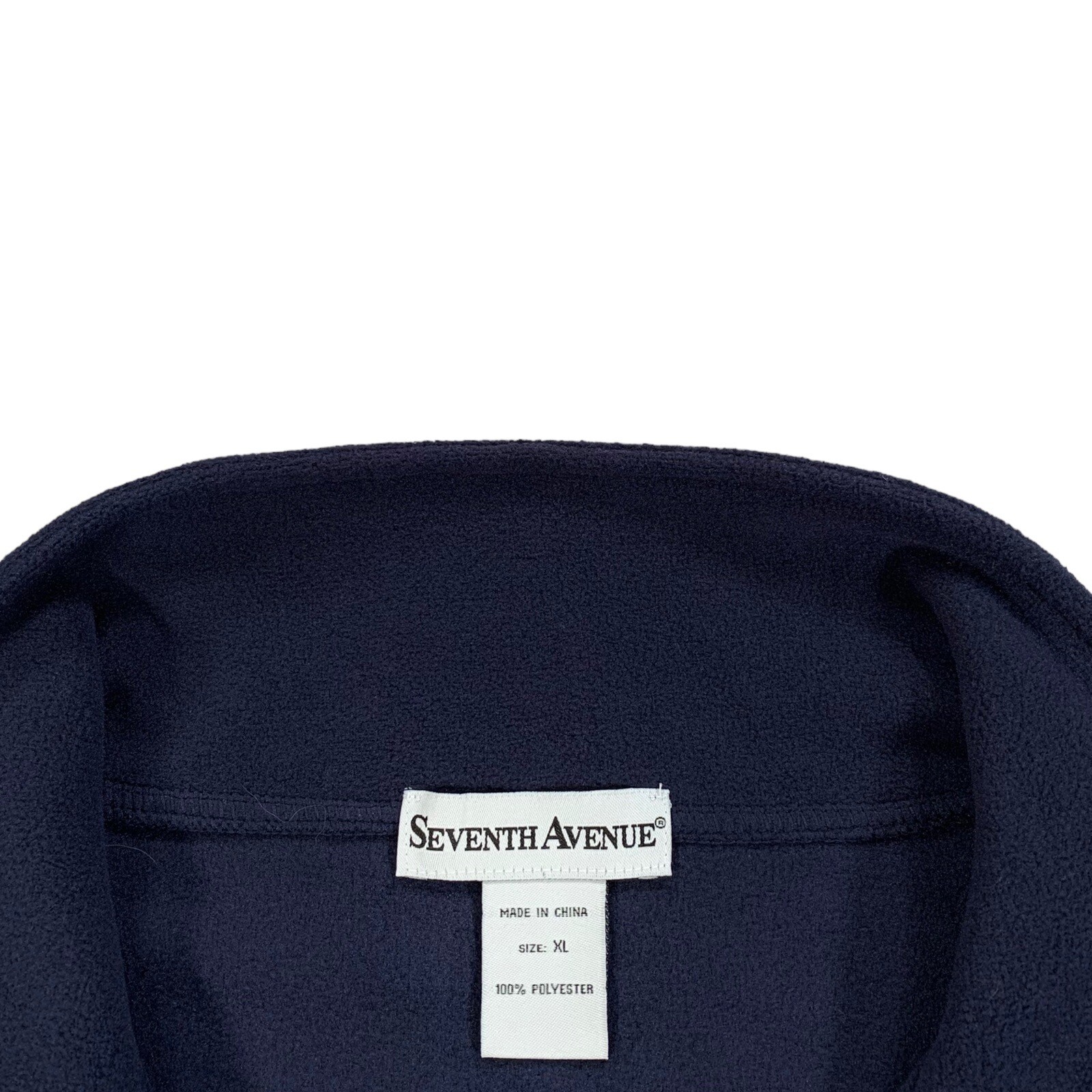 Custom Seventh Ave Personalized Embroidered Michael Zip Up Fleece Jacket Size XL