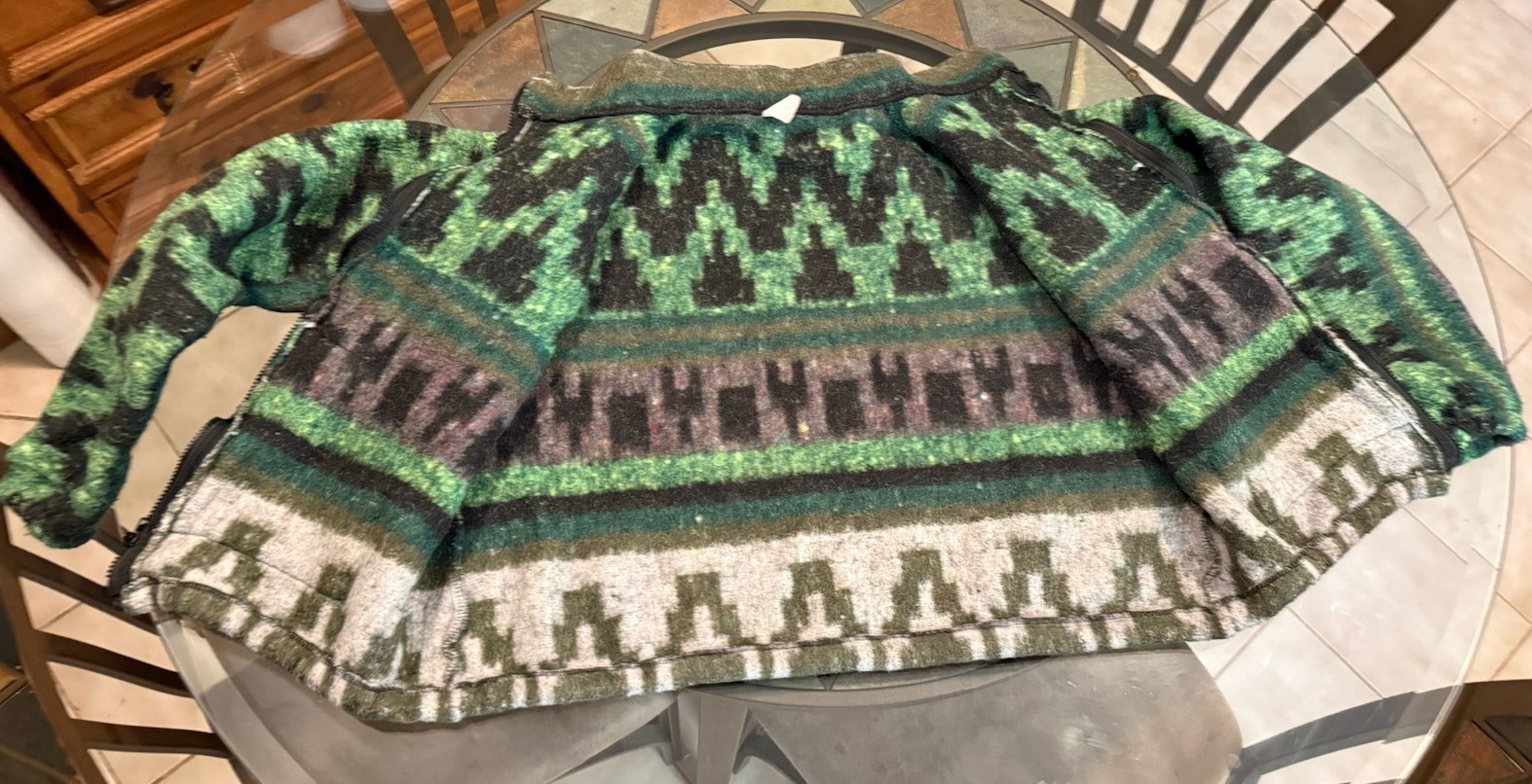 Vintage MOLINA Zip Up Made in Mexico Size Jacket 38 M 40