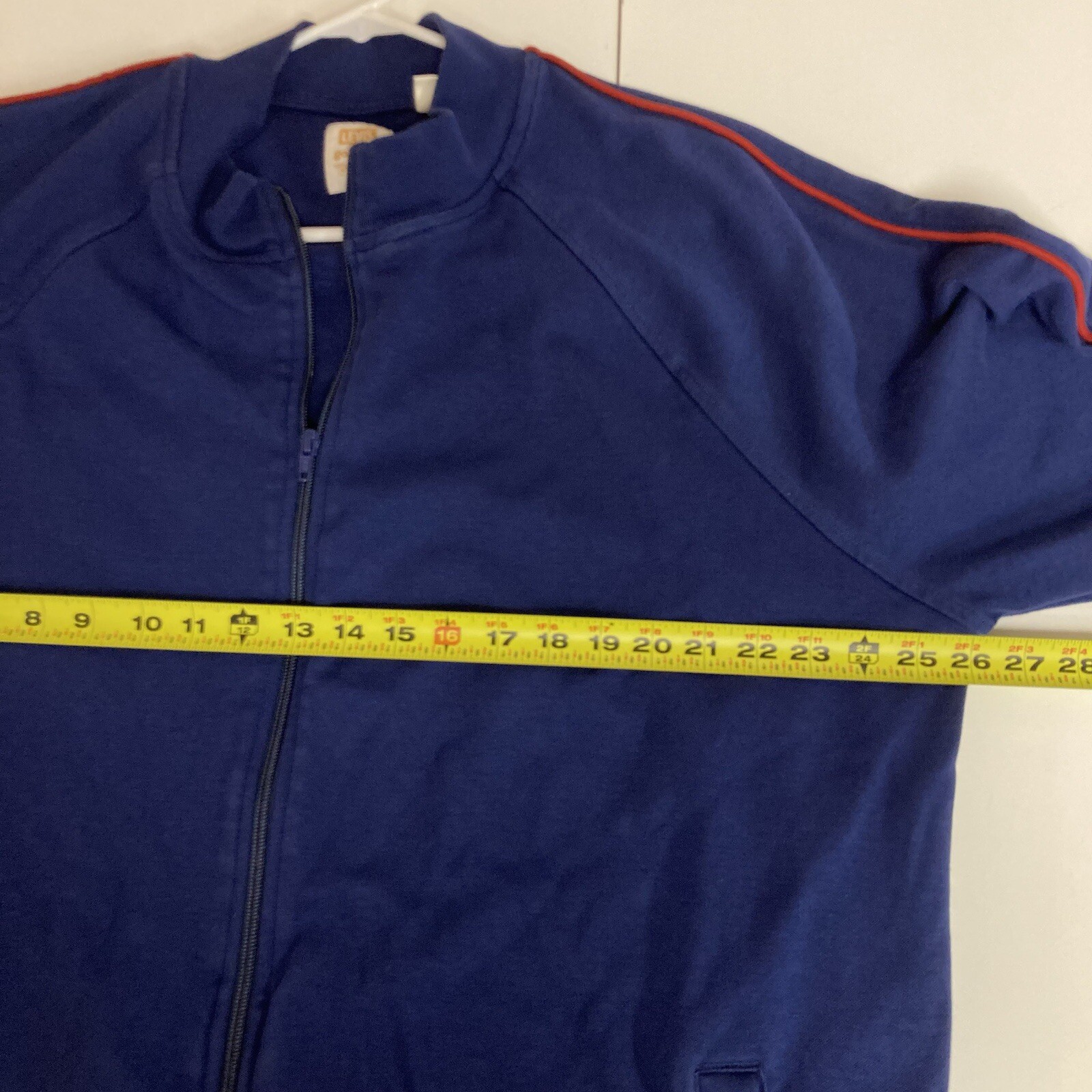 Vintage Levi’s Gold Tab Track Jacket XL Full Zip Navy Spandex Stretch Outdoor