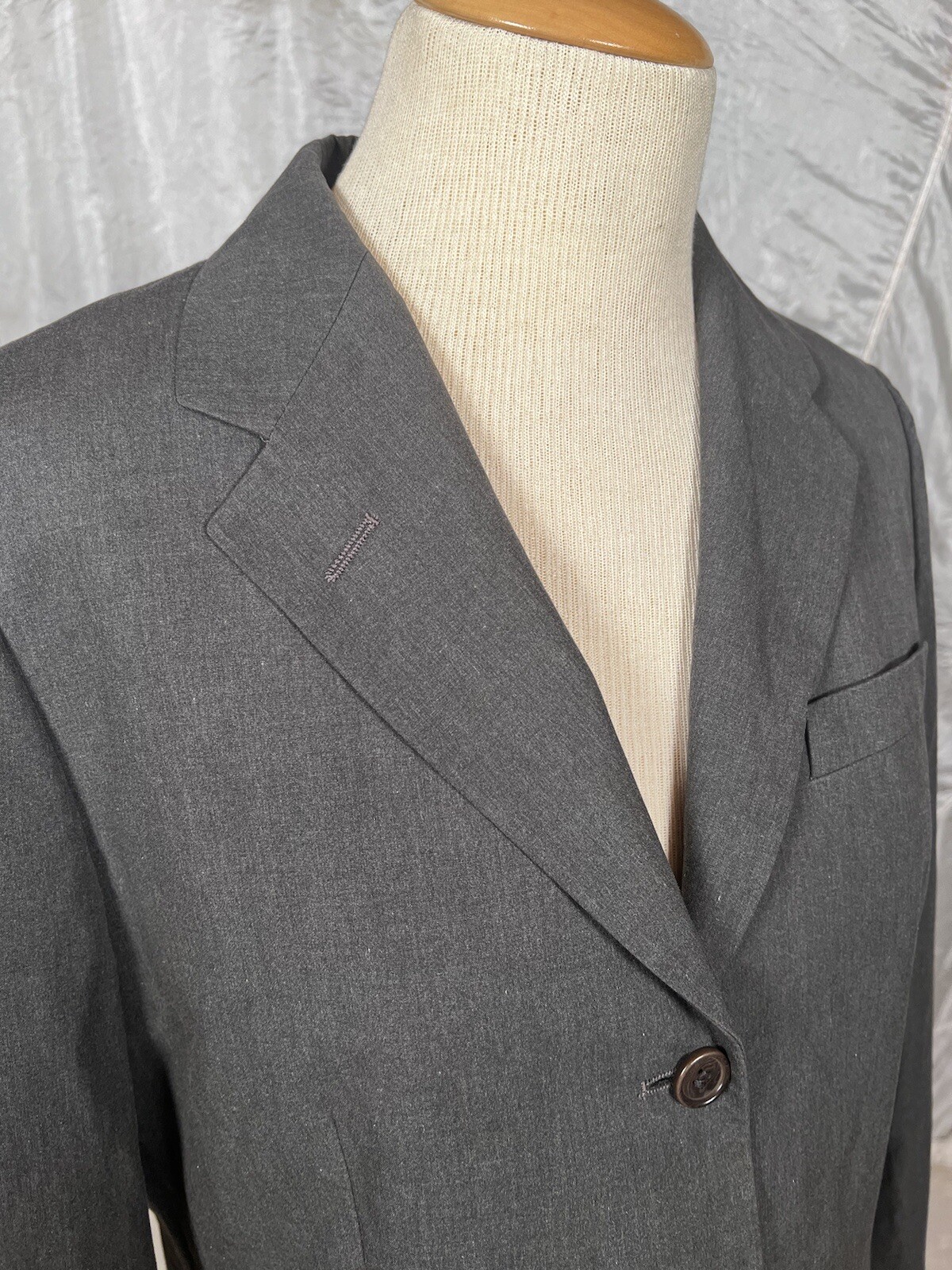 Helmut Lang Archive Fall 2002 Bondage Parachute Gray Jacket Blazer Size 46 Rare