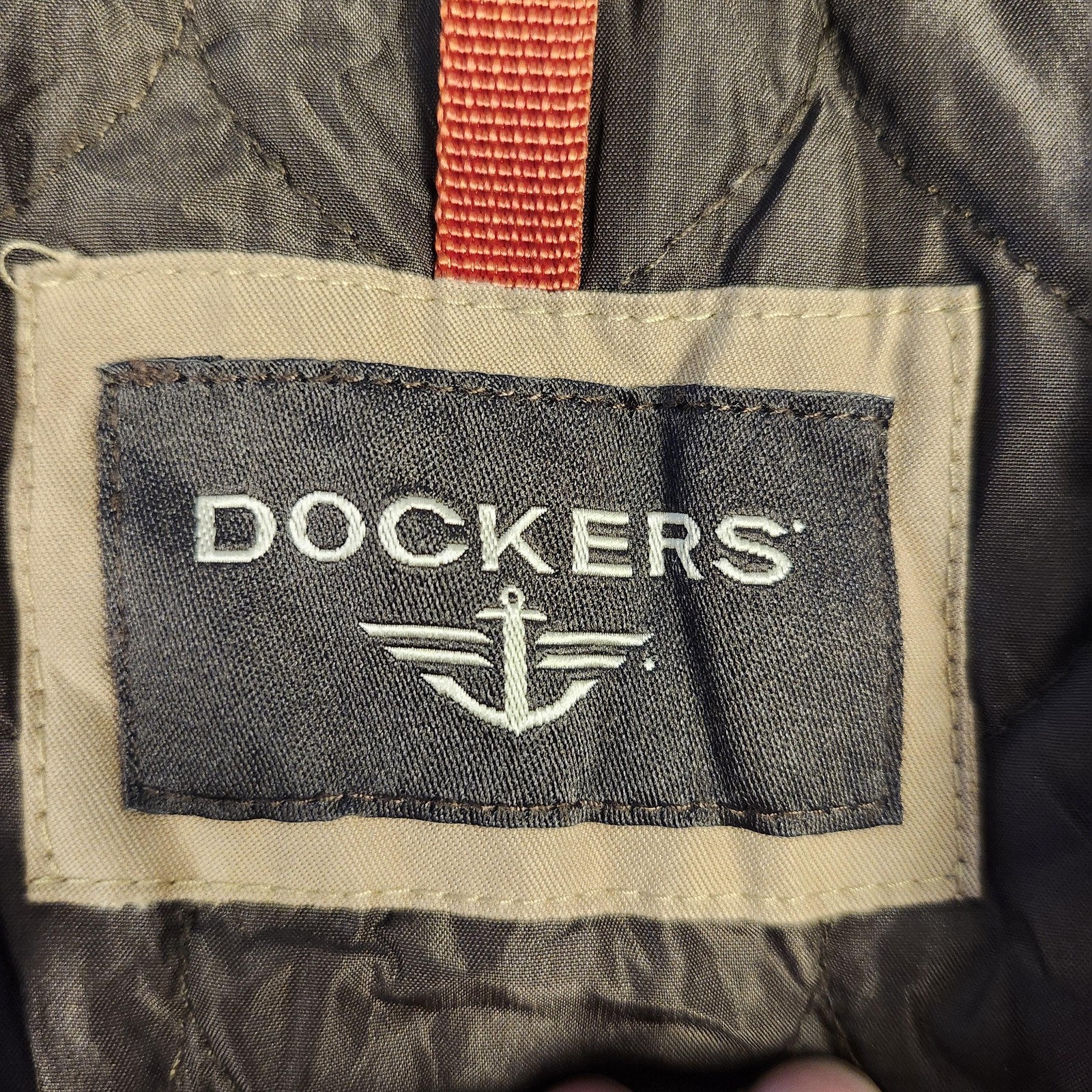 Dockers Jacket Mens XL Full Zip Quilted Lined Casual Coat Pockets