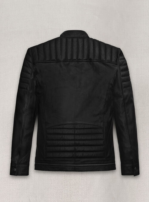Celebrity Andrew Tate Soft Black Leather Jacket Genuine Lambskin 100% Handmade