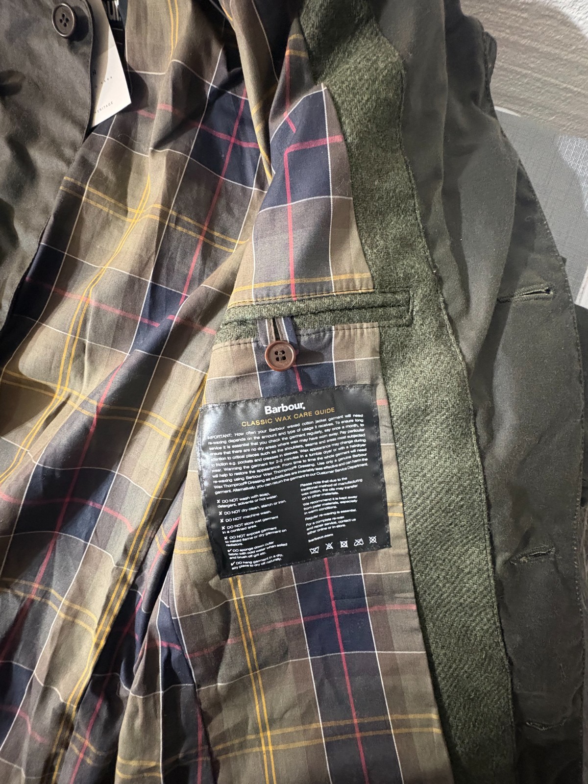 Sage ~Crafted in the UK~Barbour Classic BEDALE Waxed Jacket MSRP$495 British LUX