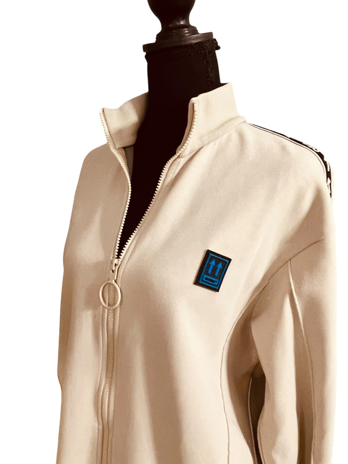 Off-White C/O Virgil Abloh Men’s Full Zip Sweat Jacket