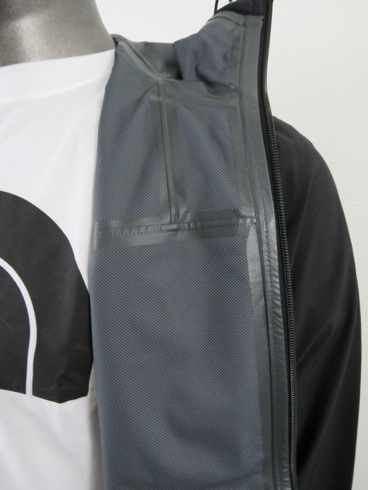 Mens North Face Active Stretch Rain Shell Dryvent Waterproof Hoodie Jacket Black