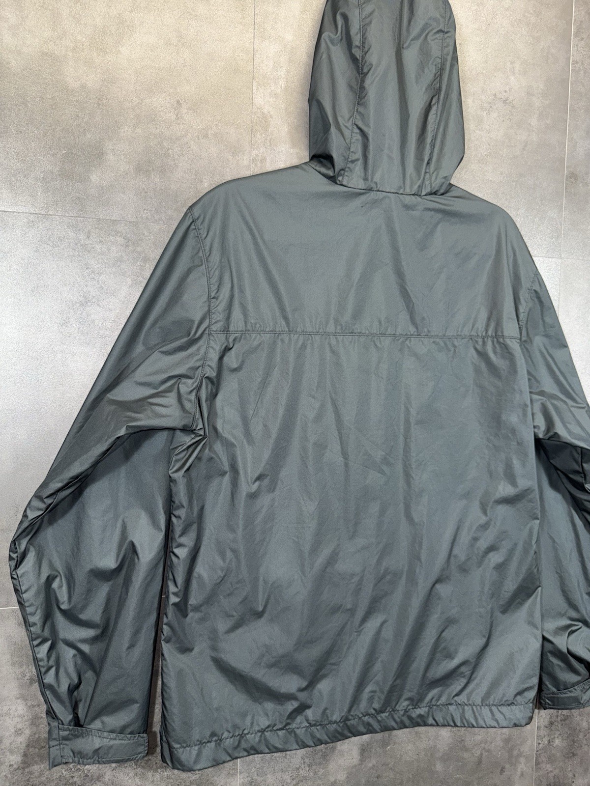 Columbia Mens Jacket Hooded Full Zip Pockets Logo Drawstring Logo Black Size M
