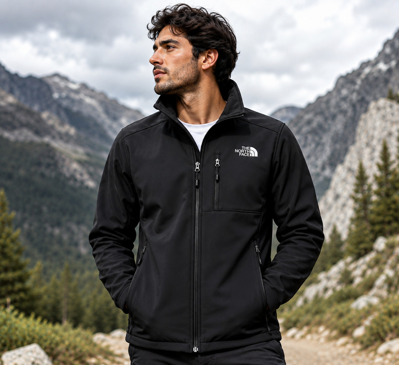 The North Face Apex Bionic 2 Softshell Jacket Black windwall | Get Up to 25% OFF
