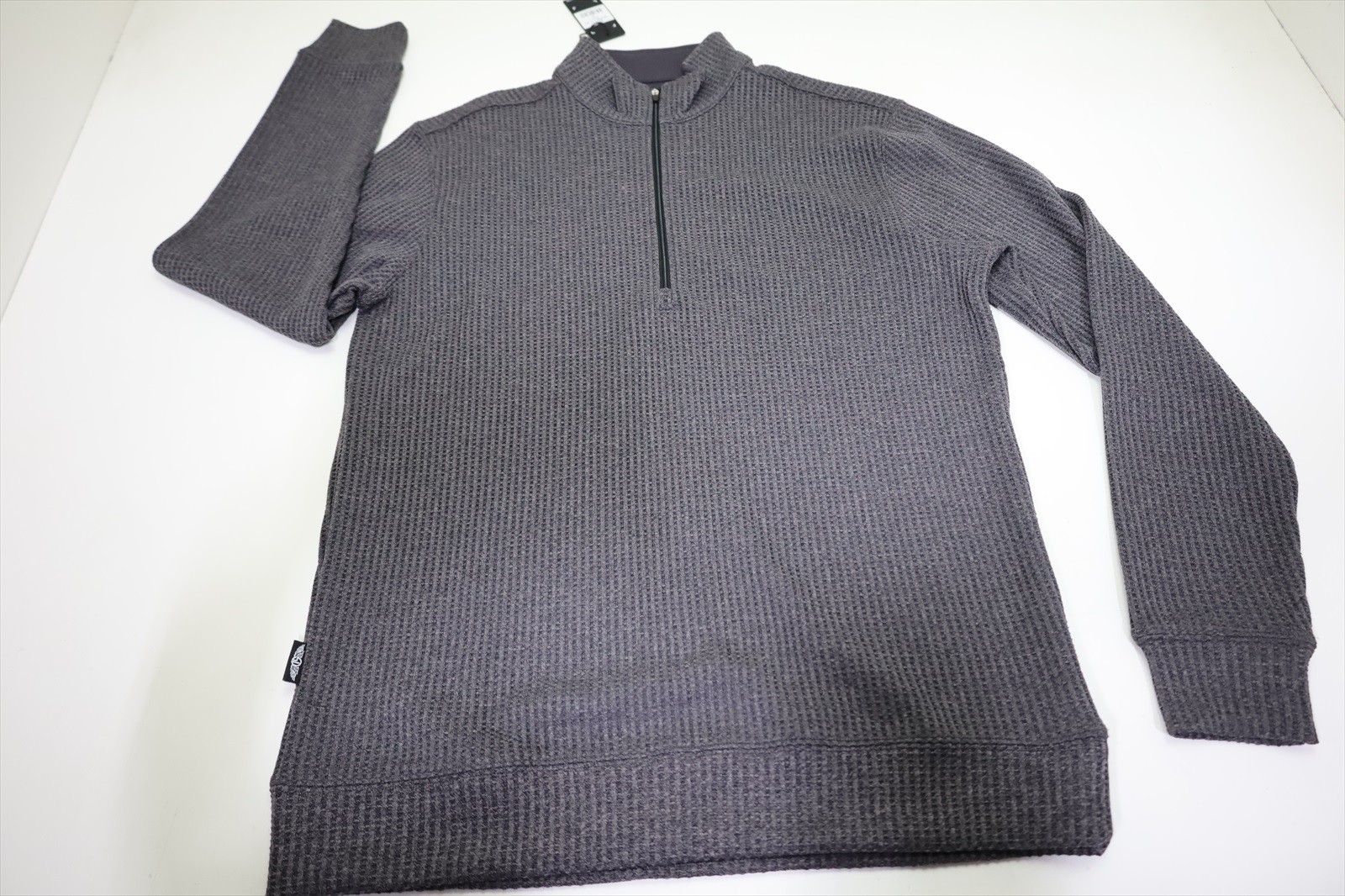 Straight Down Golf Morro 1/4 Zip Pullover Mens Size Small CHC 979f New 01310115