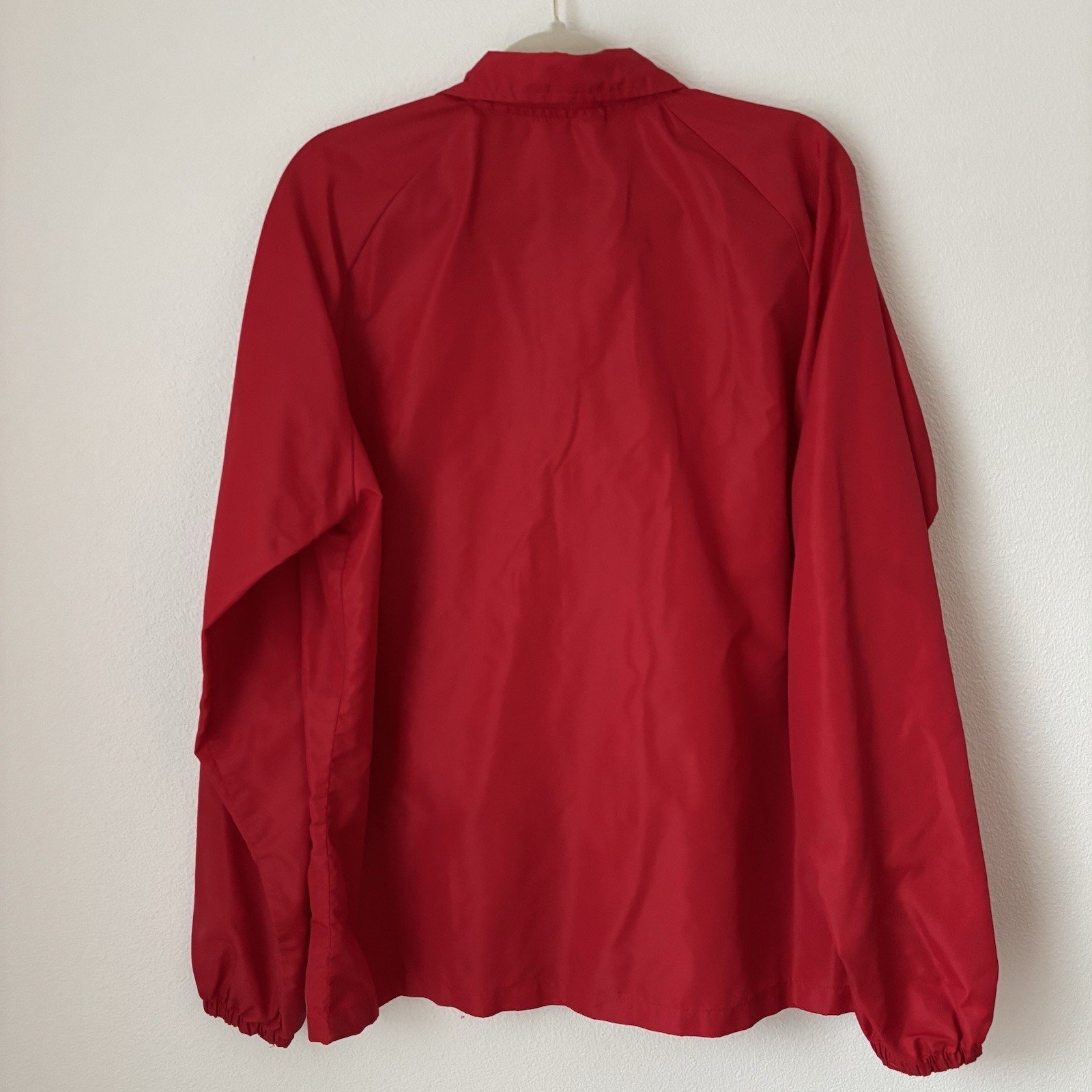 Vintage United States Marine Corps Jacket Red Snap Front Lightweight Fits Medium