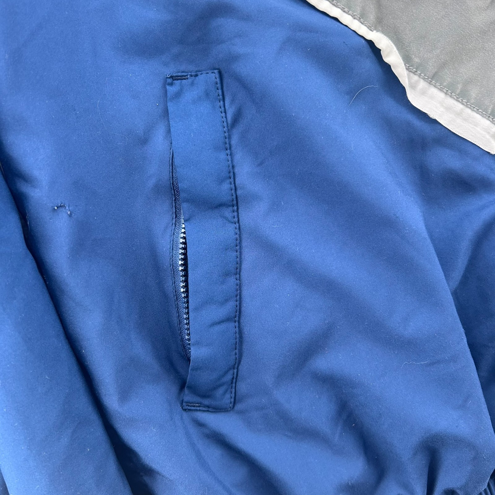 Men’s U.S Air Force Jacket Short Windbreaker vintage 90s Official Small Blue
