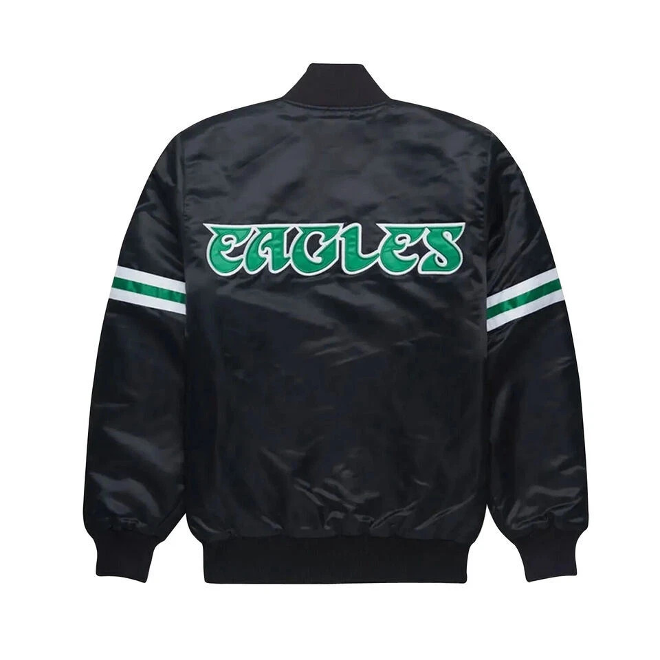 Eagles Letterman Varsity Style Bomber Satin Jacket – Eagles Varsity Satin Jacket