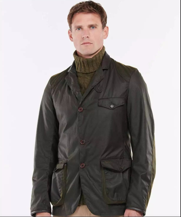 Sage ~Crafted in the UK~Barbour Classic BEDALE Waxed Jacket MSRP$495 British LUX
