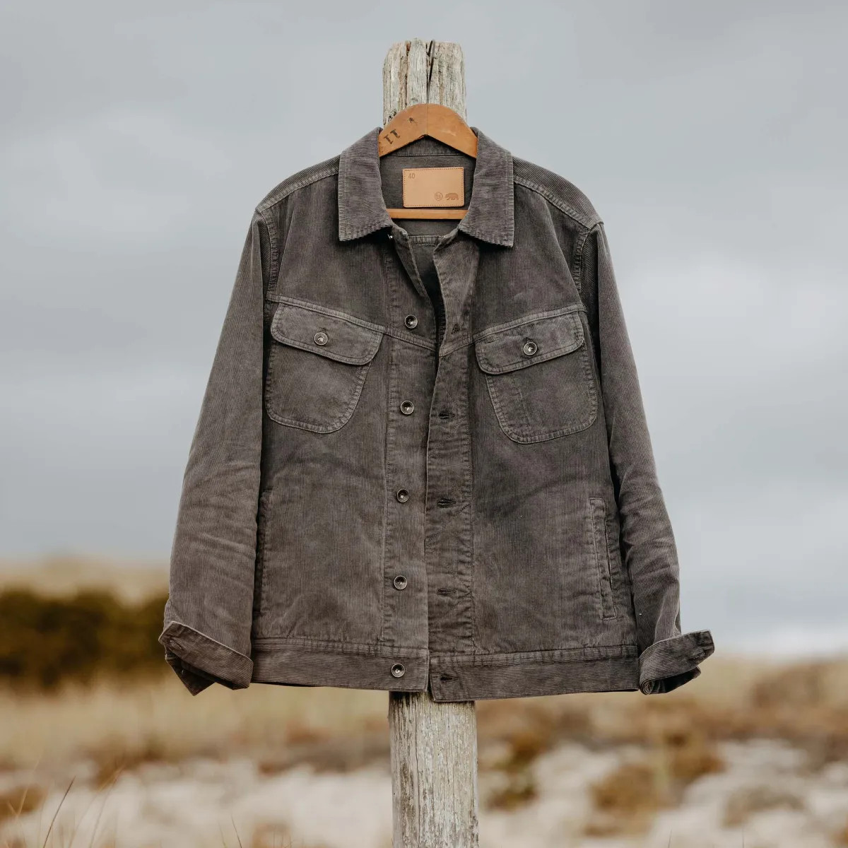 TAYLOR STITCH The Long Haul Jacket in Shale Cord Gray Mens XXL 46 NWT msrp $198