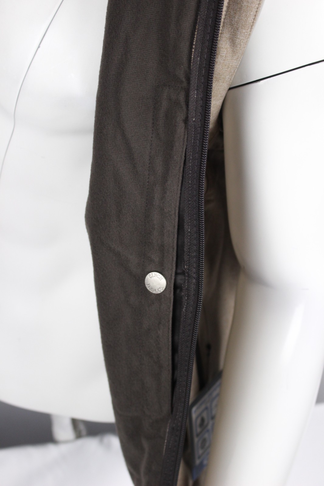 Cinch Men’s Textured Logo Concealed Carry Zip Bonded Vest Stone MWV1541009