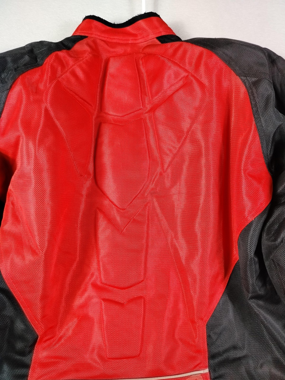 Shift Jacket Mens XL Red Black Mesh Triumph ST Motorcycle Riding Padded