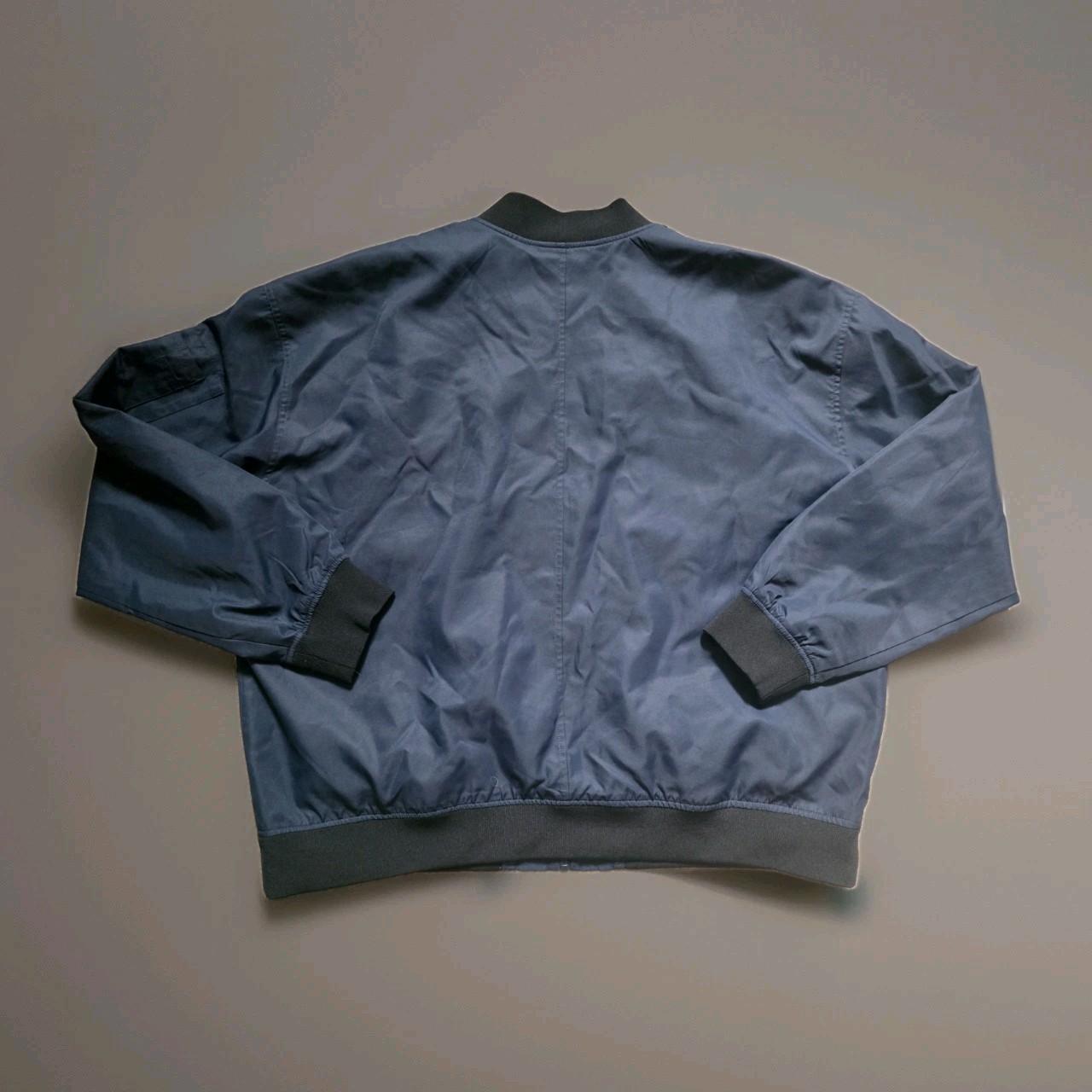 Original Use Men’s Navy Zip Up Utility Casual Bomber Jacket XXL Spring Summer