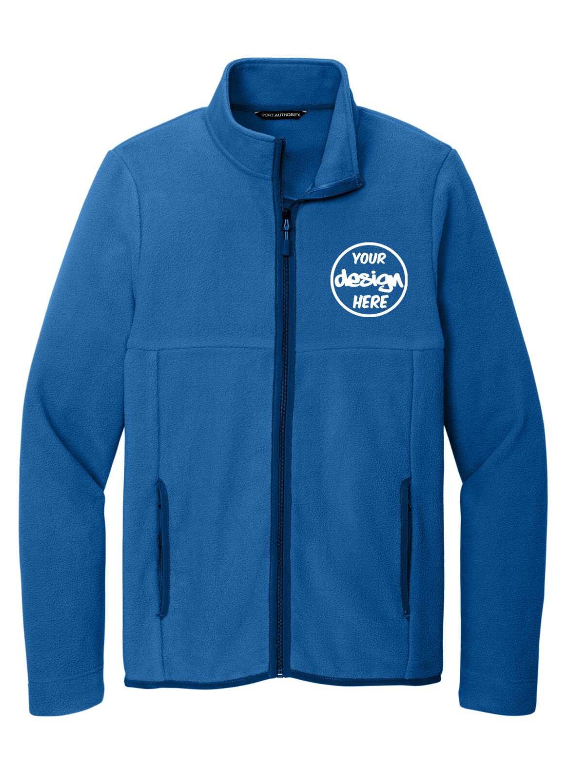 Ink Stitch Add your Own Custom Logo Texts Custom Men Connection Fleece Jacket