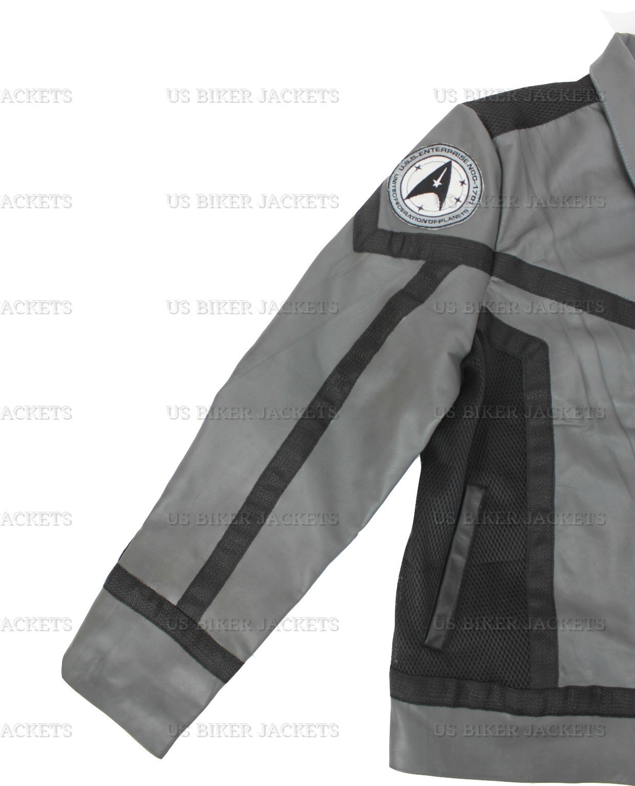 Mens Star Trek Strange New Worlds Captain Pike Leather Jacket Starfleet Costume