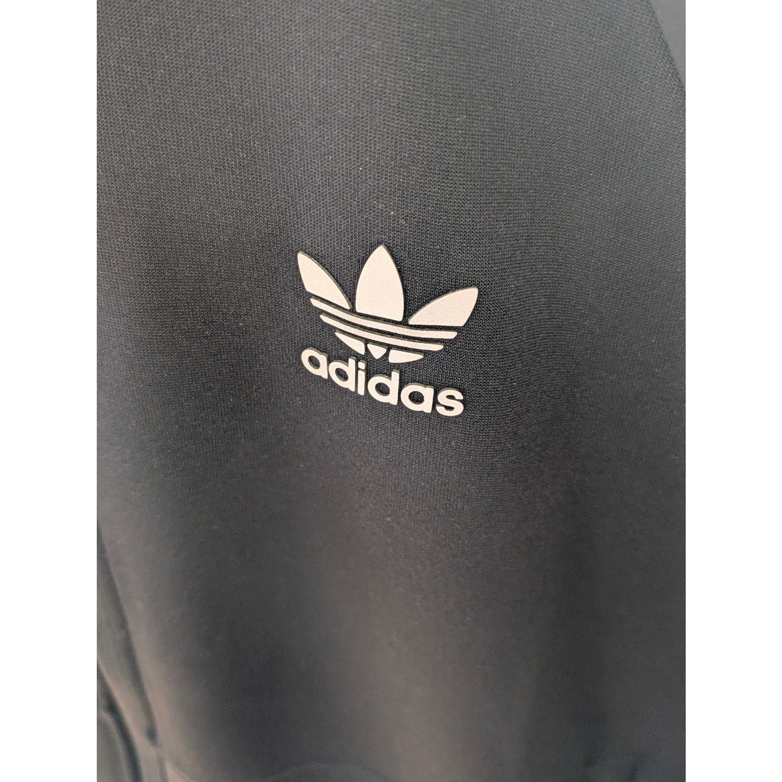 Adidas Originals Trefoil Track Jacket Black Men’s Size Medium Full Zip
