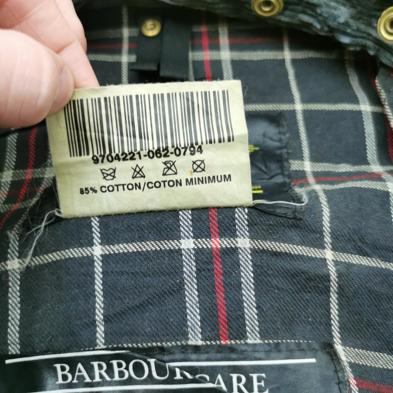 Barbour A105 Bedale Wax Jacket Mens C48 122cm Blue Vintage Outdoor Country