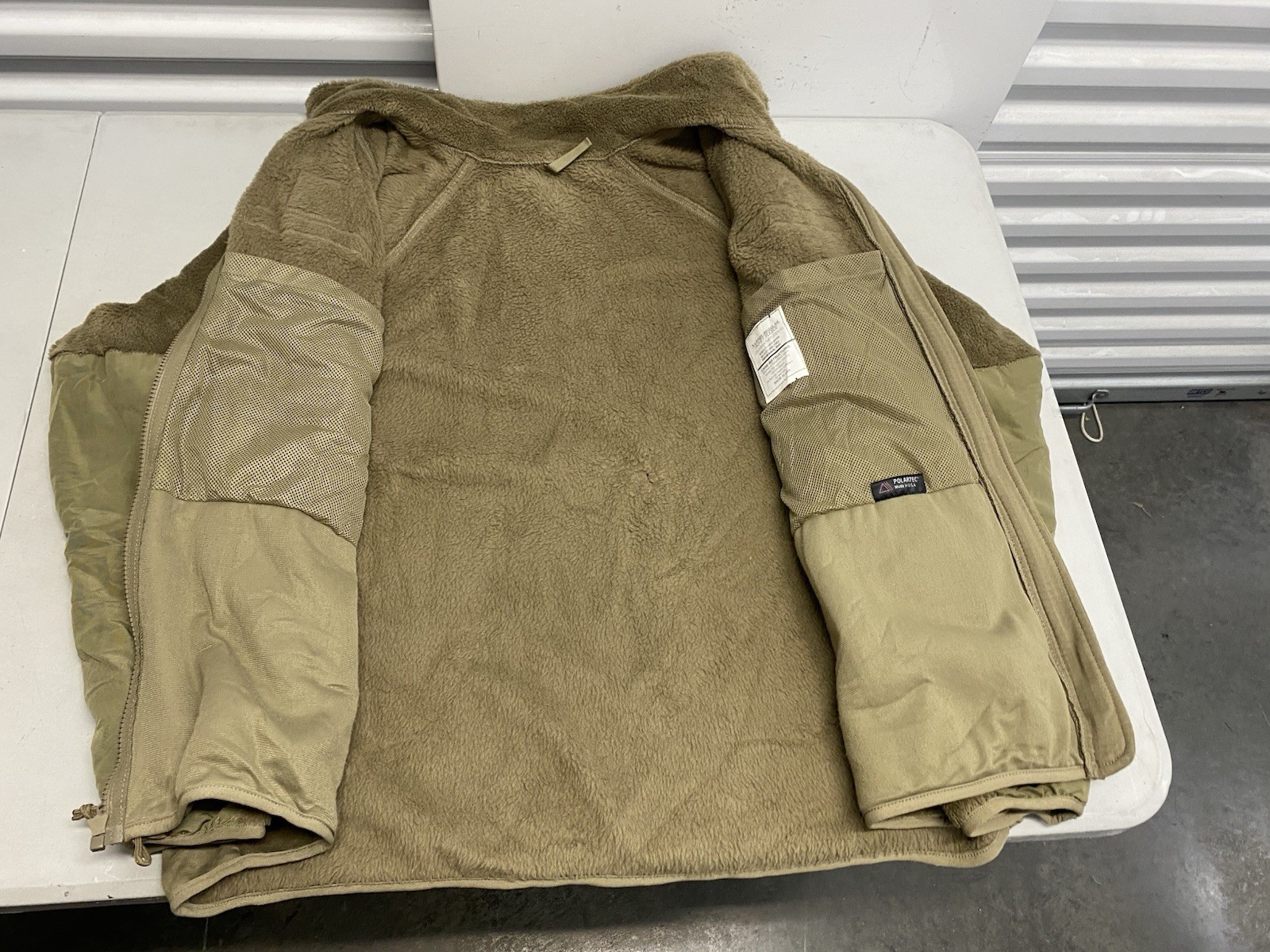 Gen III Polartec Fleece Jacket Mens XL Regular Coyote Brown US Military USA Made