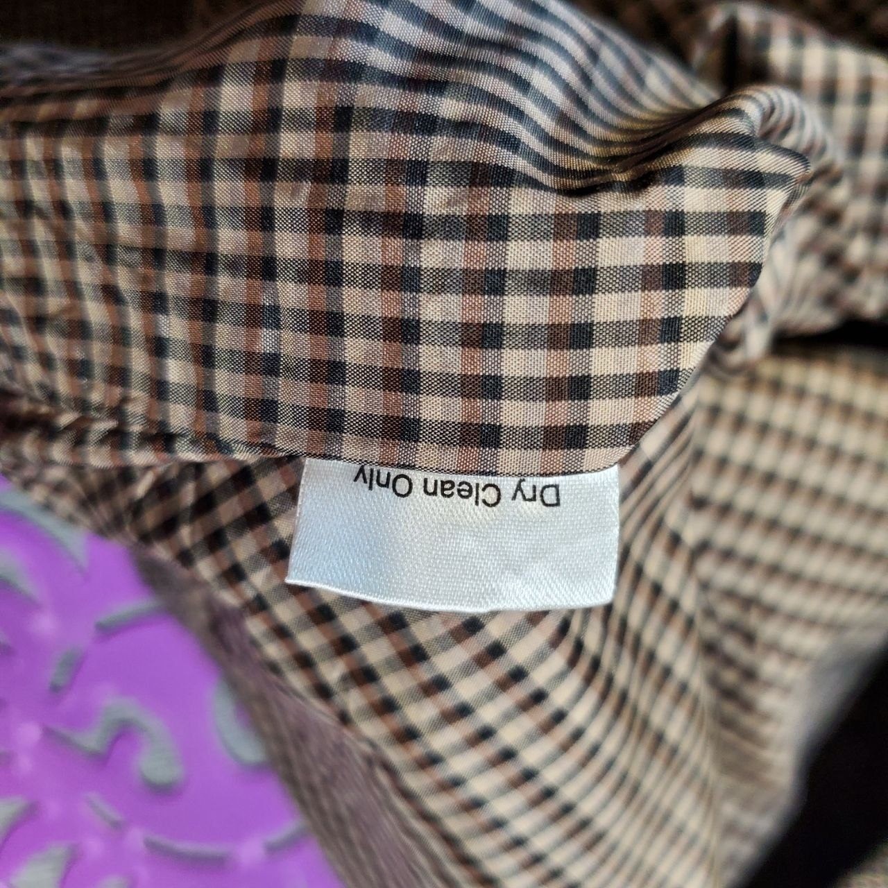 Joseph Abboud Vest Mens Small Brown Tweed V Neck Button Front Classic Formal