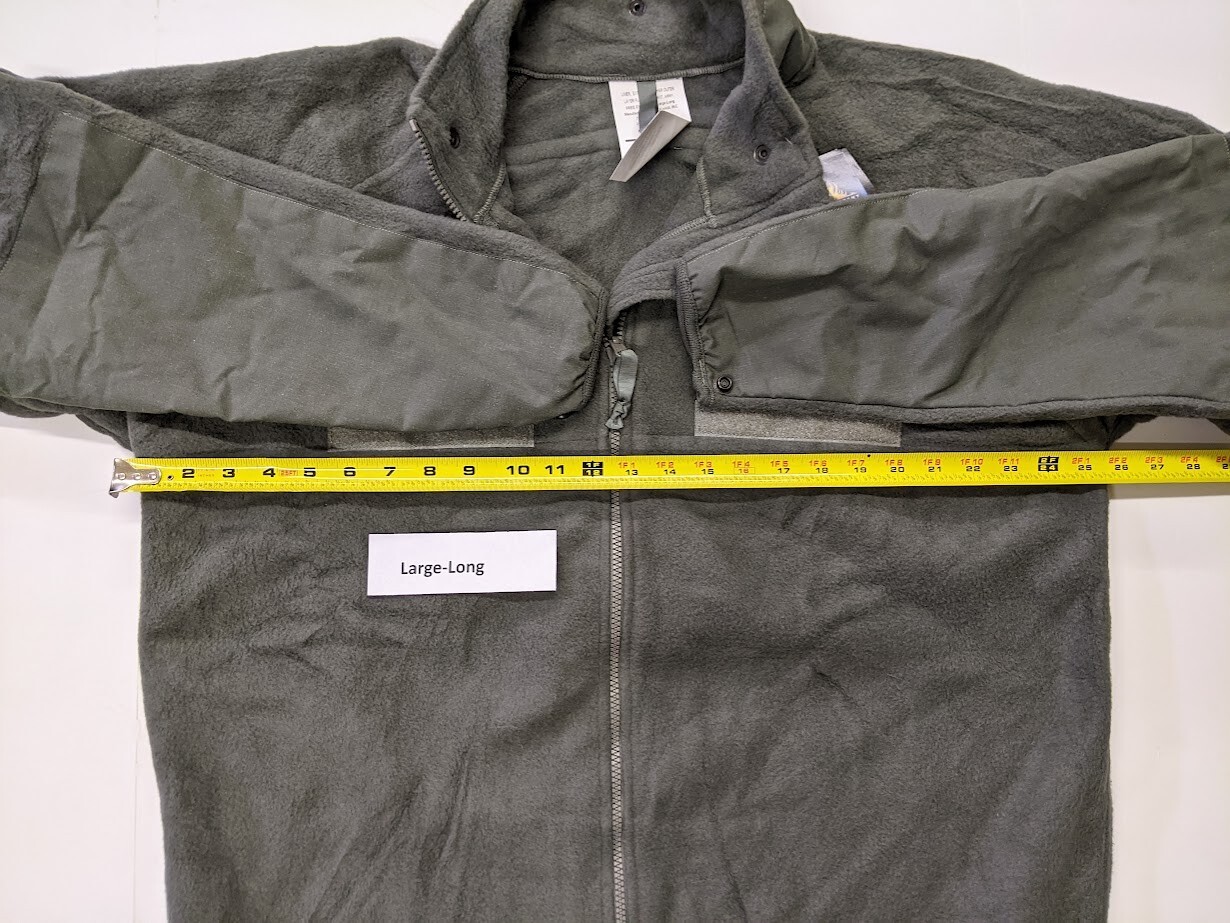 U.S. MILITARY PARKA LINER POLARTEC FLEECEJACKET FLAME-RESISTANT Large-L/R/S