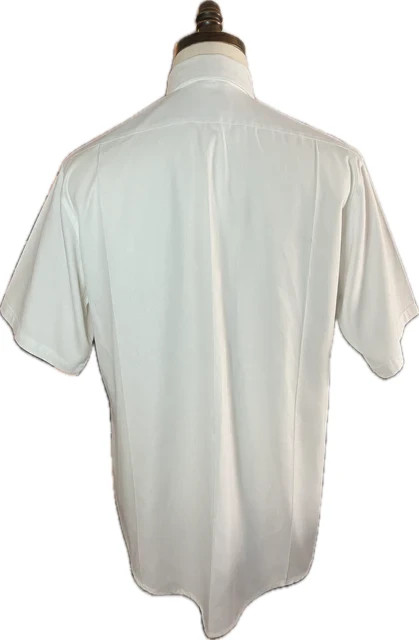 U.S MILITARY ISSUE ARMY MEN’S WHITE DRESS SHIRT SHORT SLEEVE 14 14.5 15.5 16.5