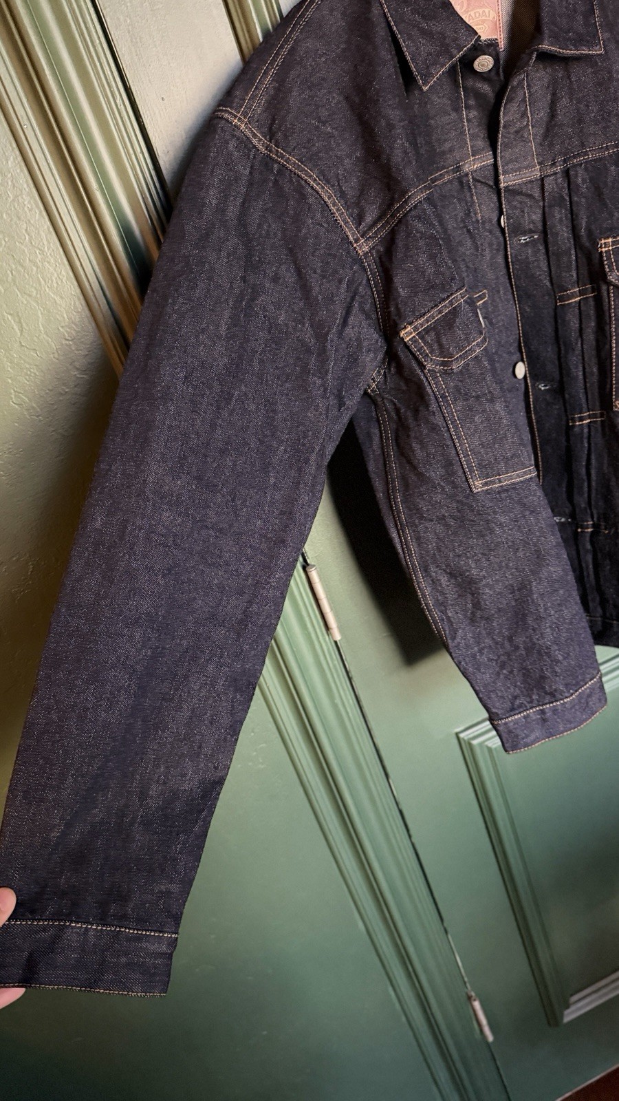 STUDIO D’ARTISAN 45TH ANNIVERSARY «ISHIKAWADAI» SELVEDGE JACKET Sz 44 US Seller