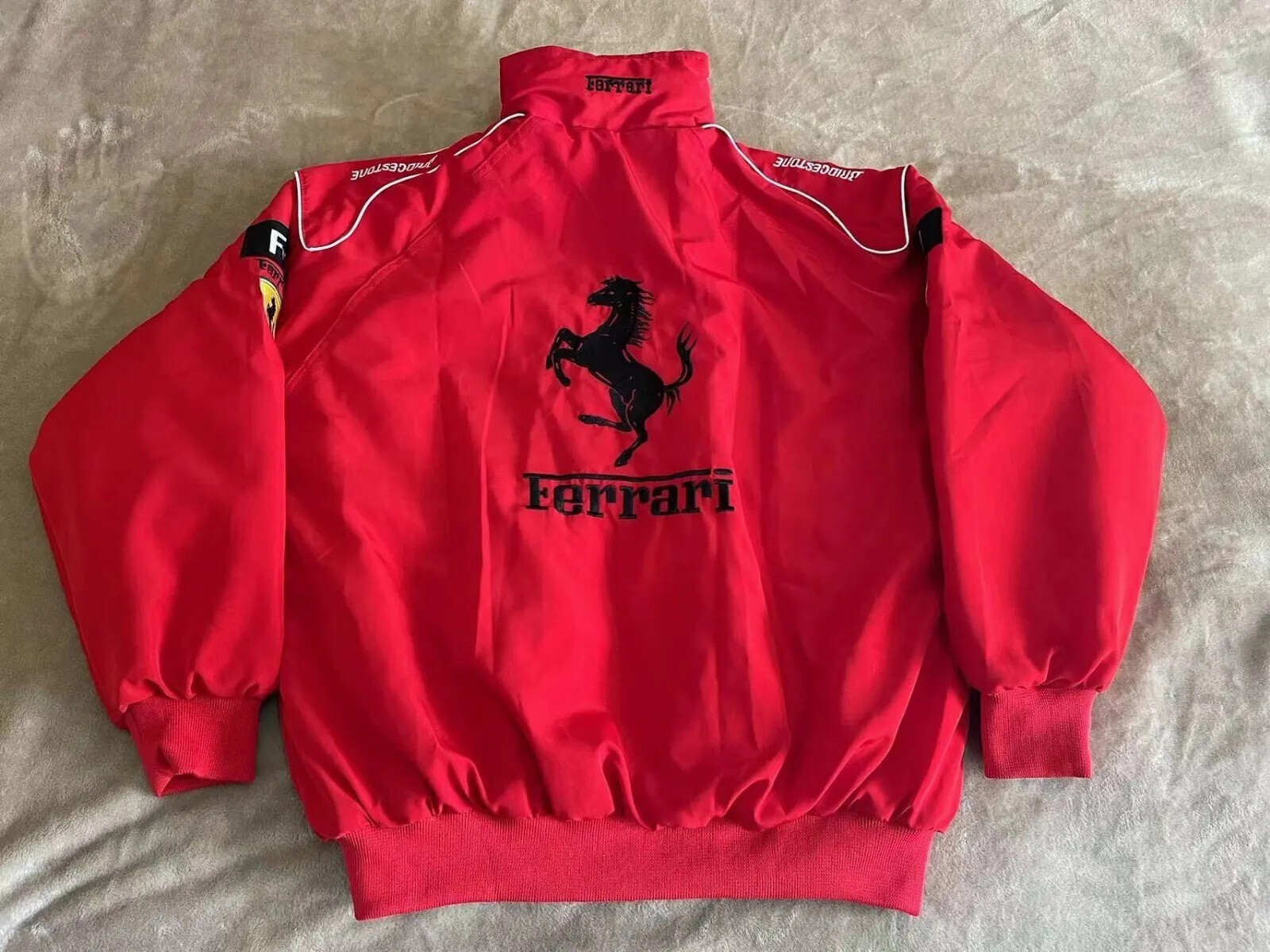 Formula One F-1 Sports Costume Warm Winter Ferrari Motorcycle Jacket Racing Team