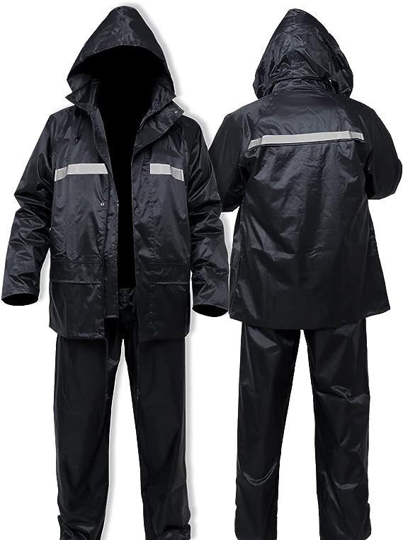 Men Women Rain Suits Jackets Pant Gear motorcycle hivis Waterproof Raincoat