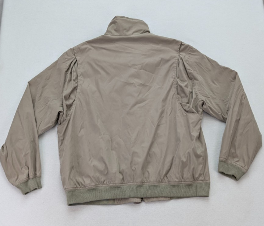 Towne by London Fog Men’s Jacket Size XLT Beige Long Sleeve Full Zip Fall Spring