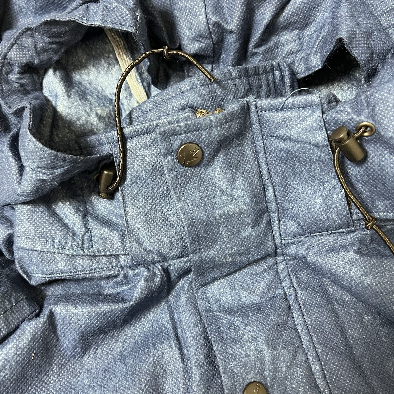 Frogg Toggs Waterproof Jacket 100% Polypropylene Blue Size Medium