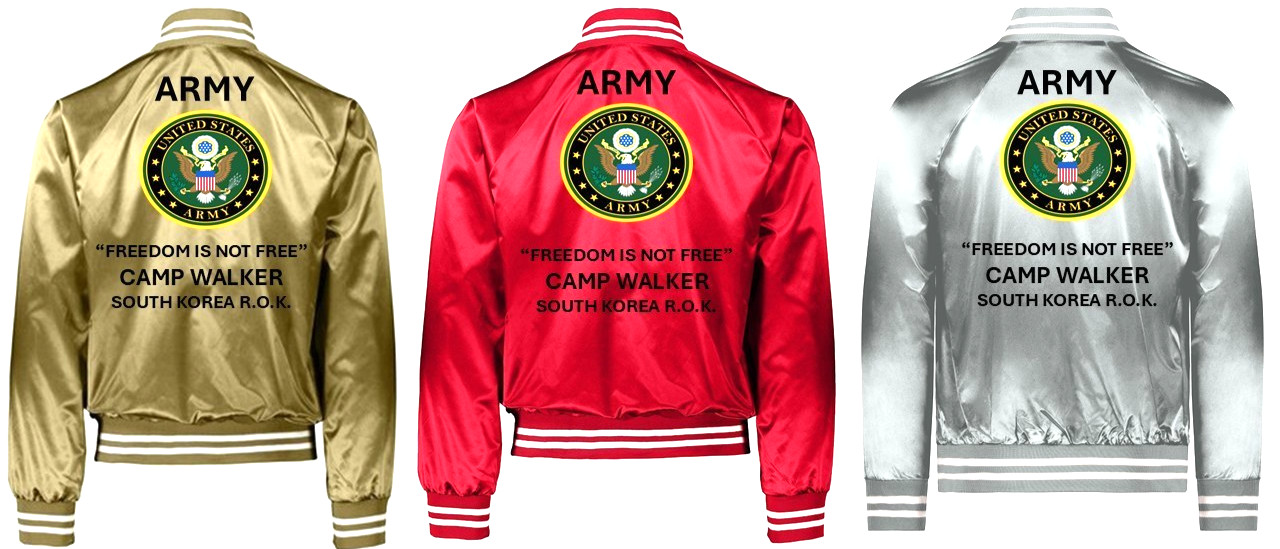 ARMY* FITZSIMONS ARMY MEDICAL CENTER-CO *SATIN JACKET*ARMY OFFICIAL LICENSE