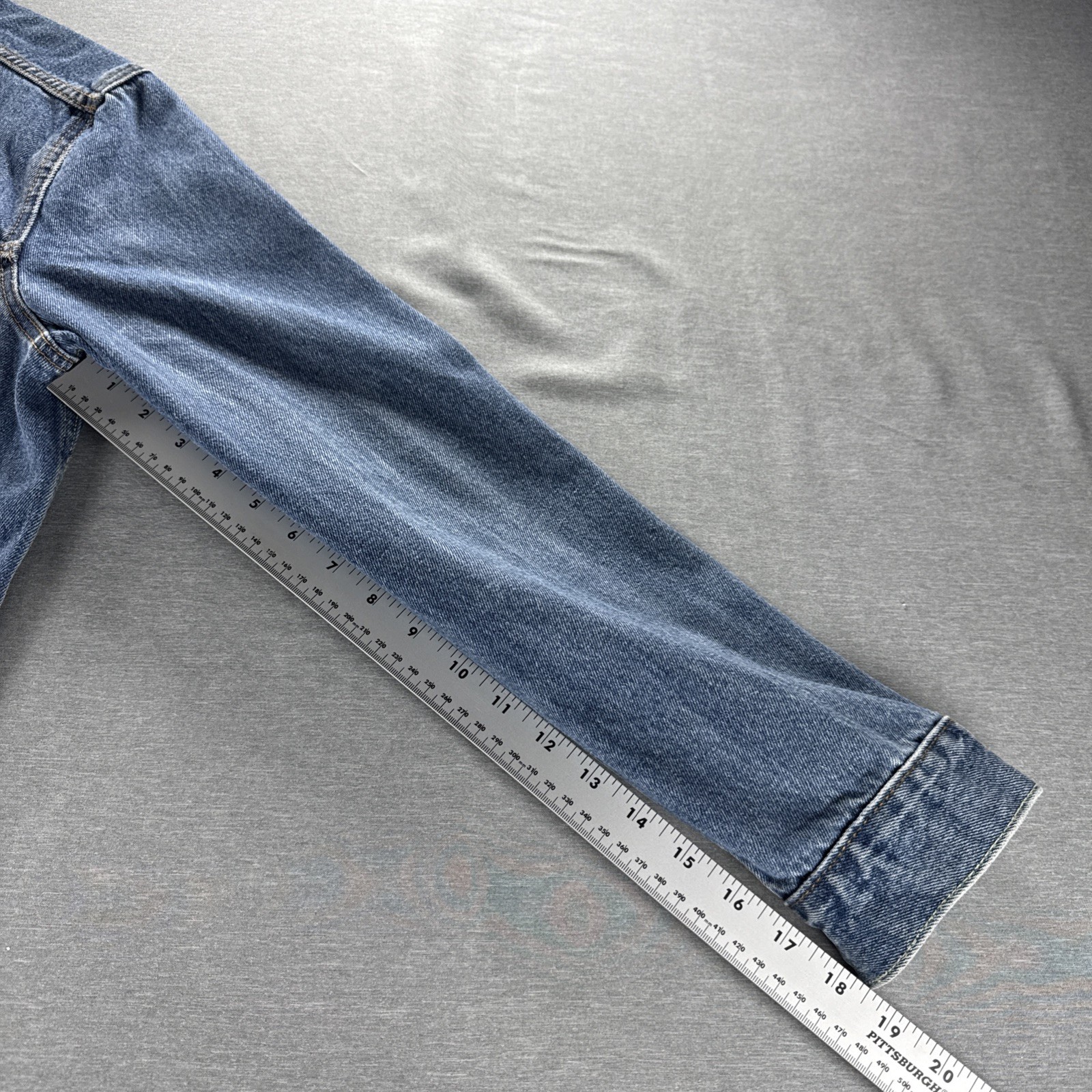 Levi’s Strauss Denim Jacket Men Trucker 72334 Large Button Up Classic Western