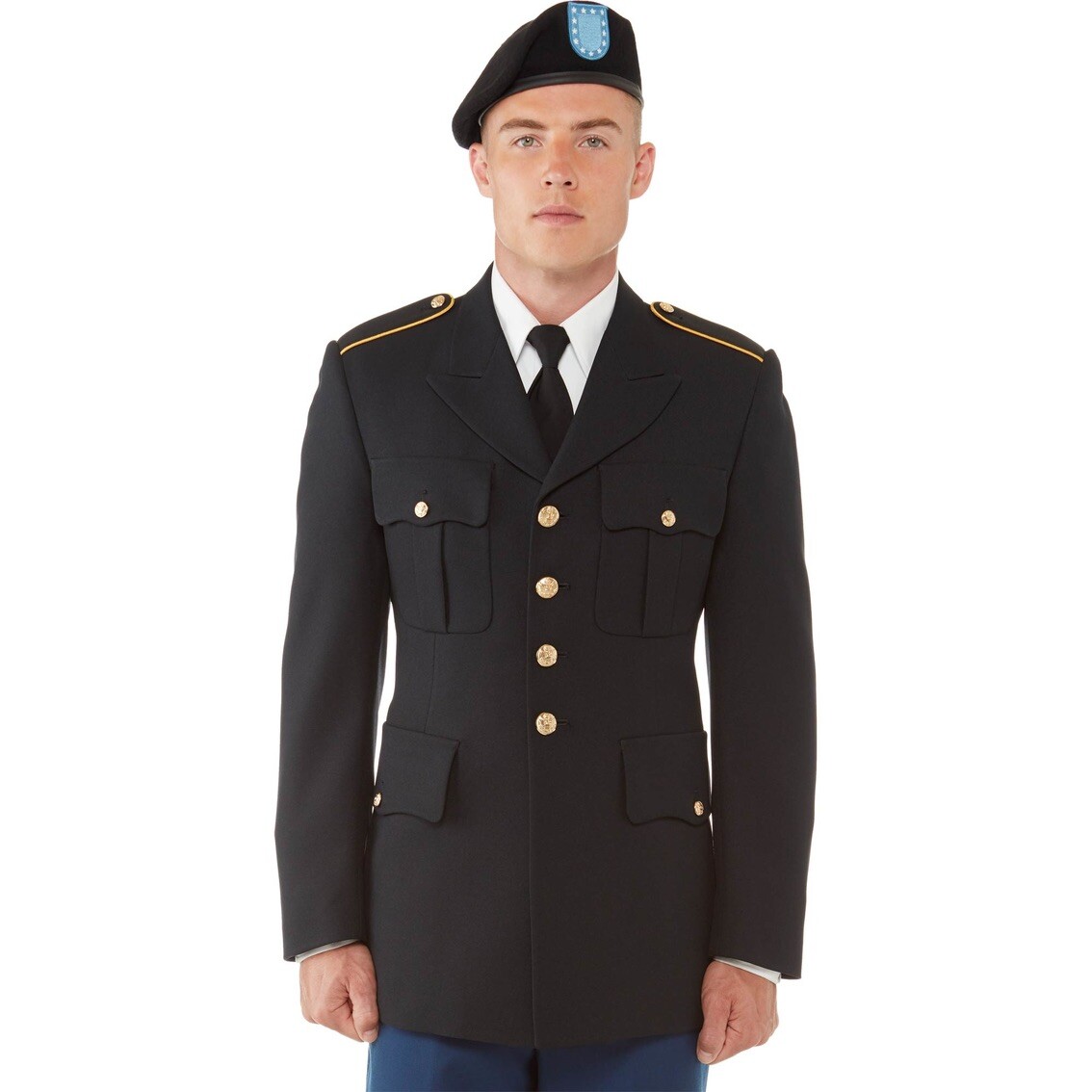 US ARMY MEN’S MILITARY SERVICE DRESS BLUE BLUES ASU UNIFORM COAT JACKET NEW
