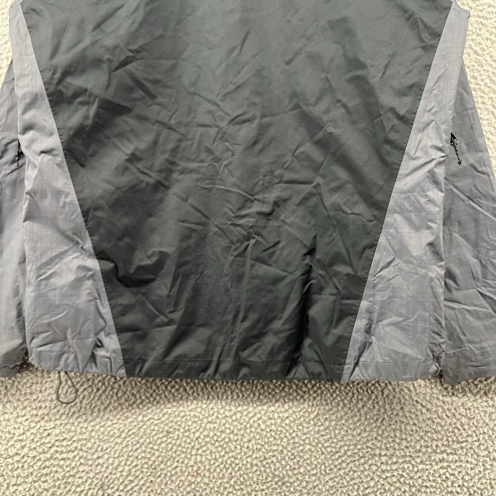 Columbia Rain Jacket Mens Large Black Waterproof Shell Lined Coat Omni Tech Heat