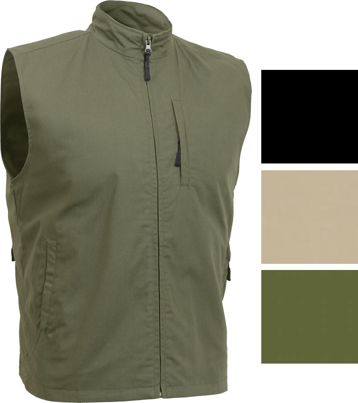 Undercover Travel Vest Tactical Concealed Carry Discreet CCW 11 Pockets Cargo