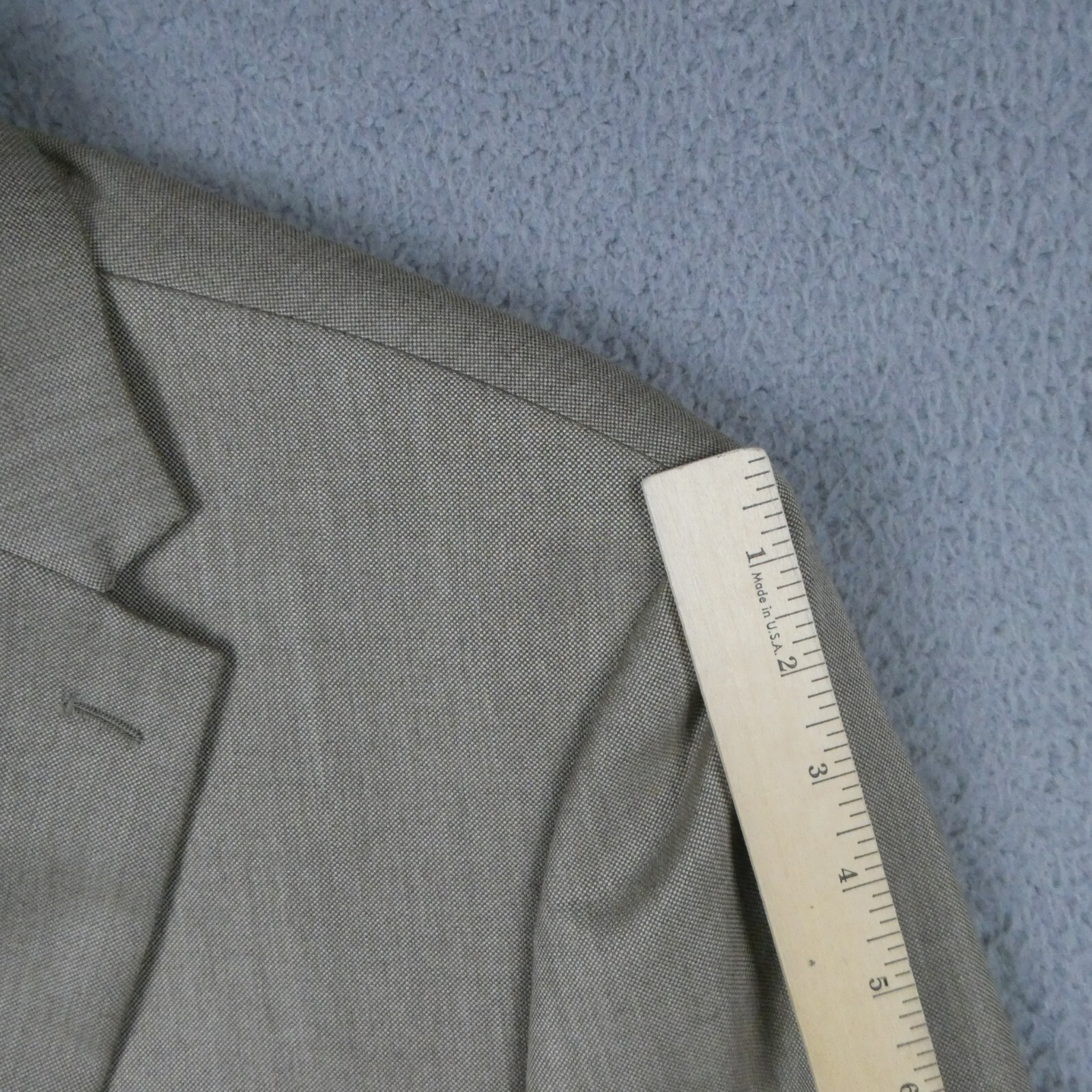 Lauren Ralph Lauren Mens Blazer 42R Sport Coat Tan Paisley Lined Two Button
