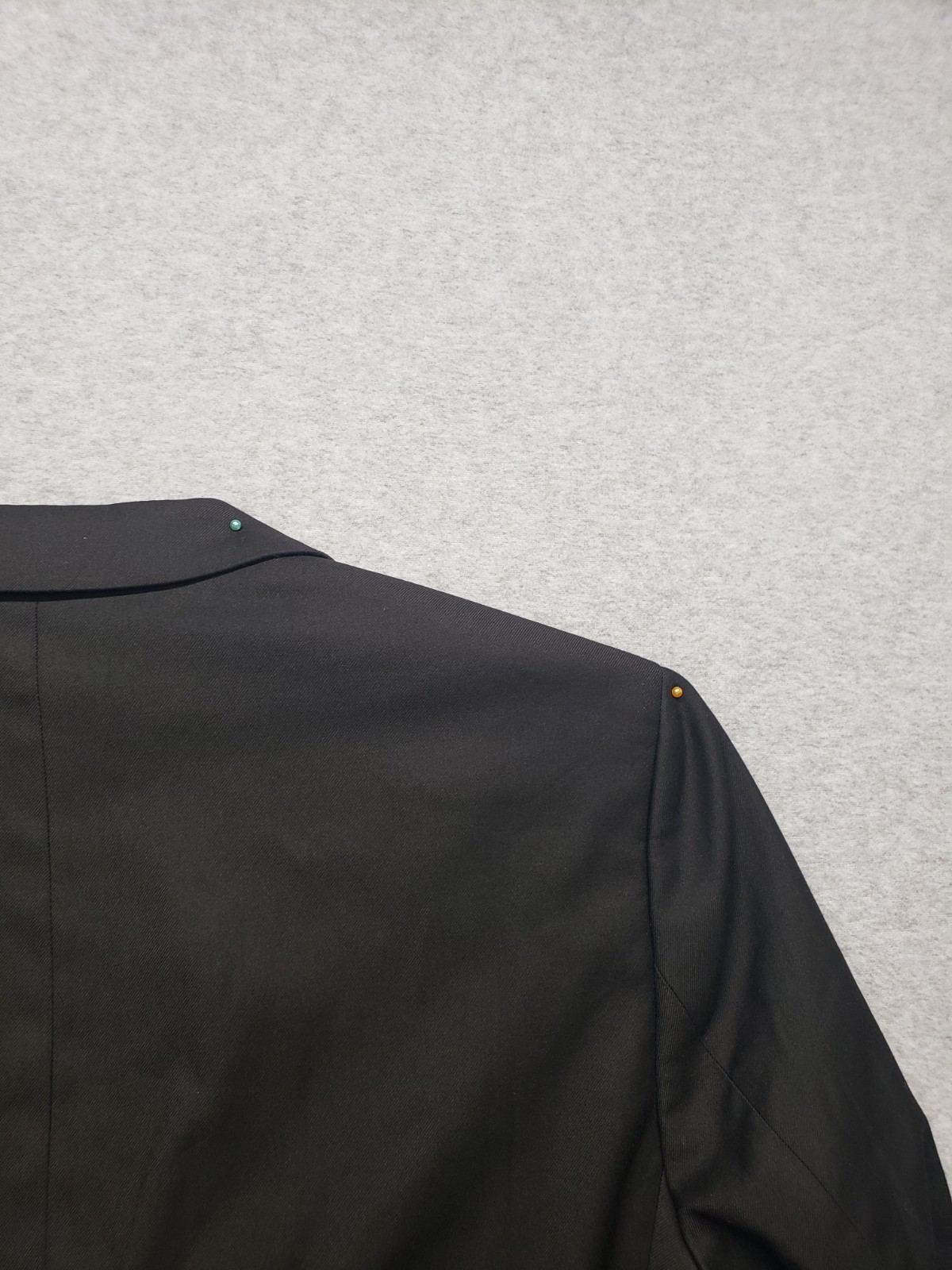 APT 9 Men Blazer Jacket 40L Black Single Breasted Notch Lapel Formal Business