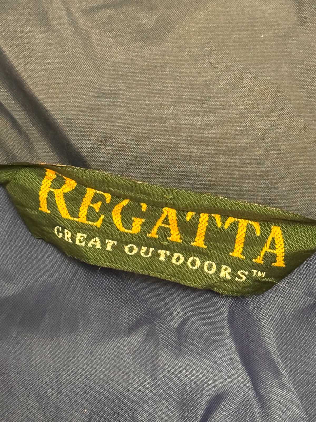 Regatta Waterproof Rain Jacket Blue Hooded Lightweight Packable Men’s Medium