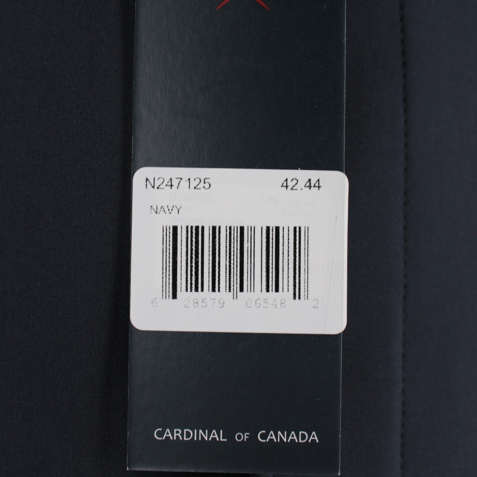 Cardinal of Canada NWT Polyester Rain Coat Size Large (42-44) US In Solid Blue