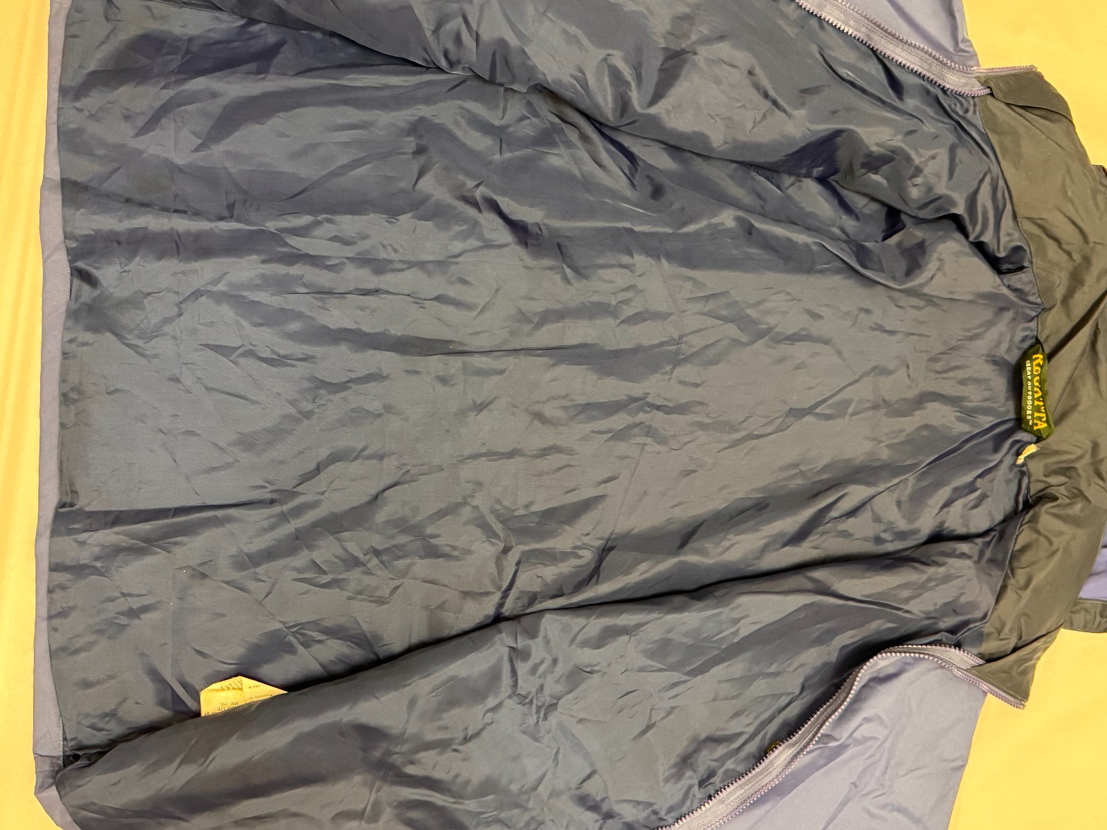 Regatta Waterproof Rain Jacket Blue Hooded Lightweight Packable Men’s Medium