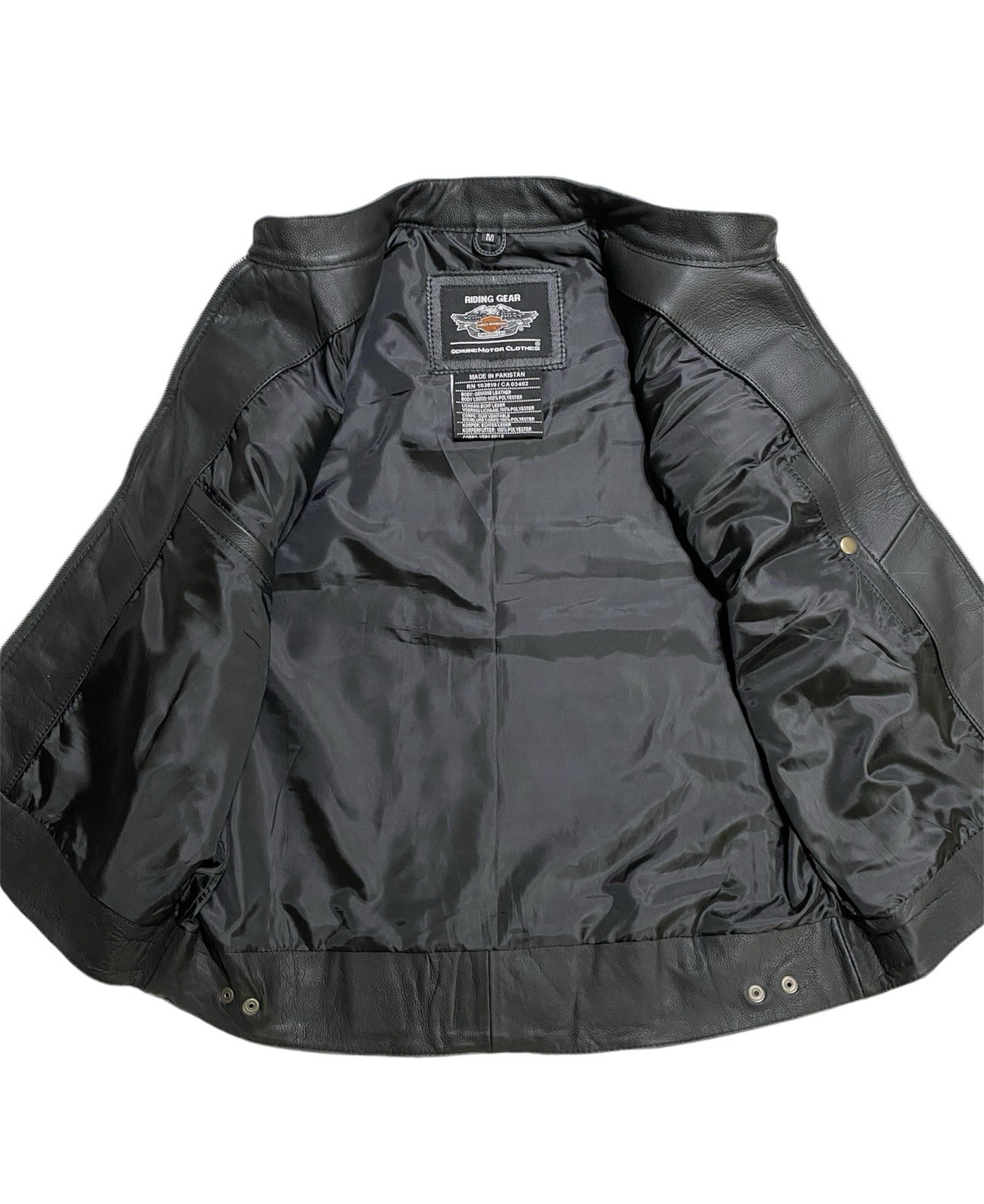 Harley Davidson’s Vest Men’s Passing Link Motorcycle Leather Cow real Biker new