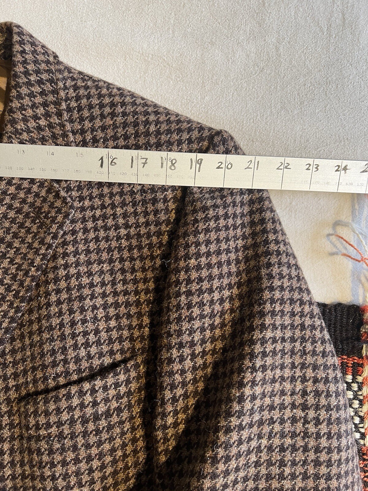 Cordings Tweed Jacket 48R Piccadilly Brown Houndstooth Country Hunt Shoot LNWOT